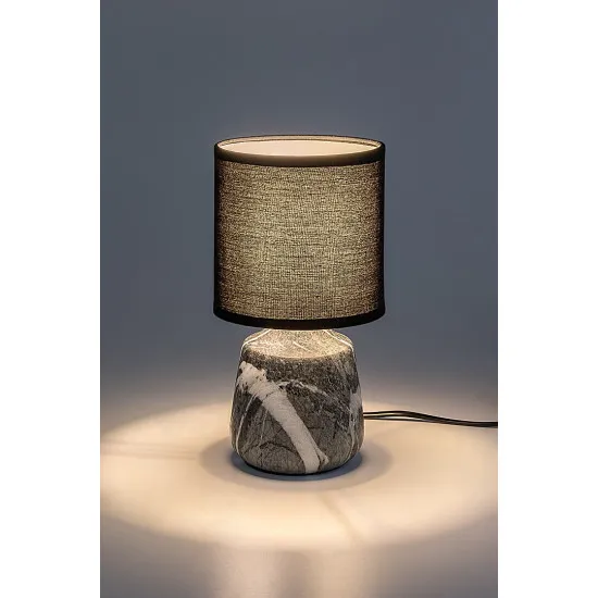 Rábalux Nalisa fehér-fekete asztali lámpa (RAB-74066) E14 1 izzós IP20