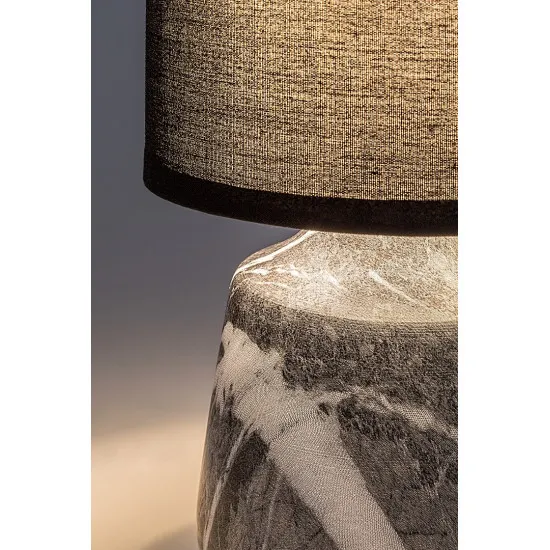 Rábalux Nalisa fehér-fekete asztali lámpa (RAB-74066) E14 1 izzós IP20