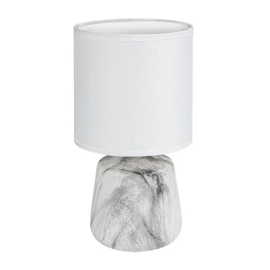 Rábalux Nalisa fehér-fekete asztali lámpa (RAB-74067) E14 1 izzós IP20