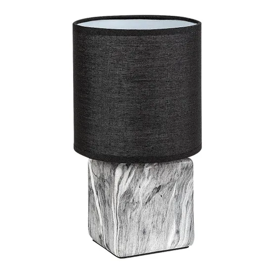 Rábalux Nalisa fehér-fekete asztali lámpa (RAB-74068) E14 1 izzós IP20