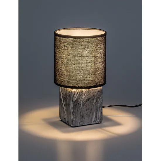 Rábalux Nalisa fehér-fekete asztali lámpa (RAB-74068) E14 1 izzós IP20