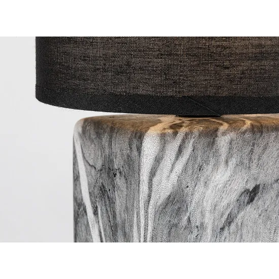 Rábalux Nalisa fehér-fekete asztali lámpa (RAB-74068) E14 1 izzós IP20