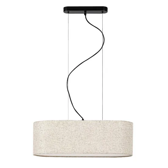 Rábalux Narmin matt fekete függesztett lámpa (RAB-72251) E27 3 izzós IP20