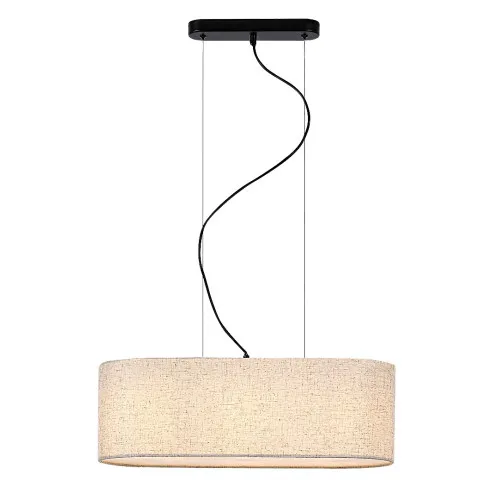 Rábalux Narmin matt fekete függesztett lámpa (RAB-72251) E27 3 izzós IP20