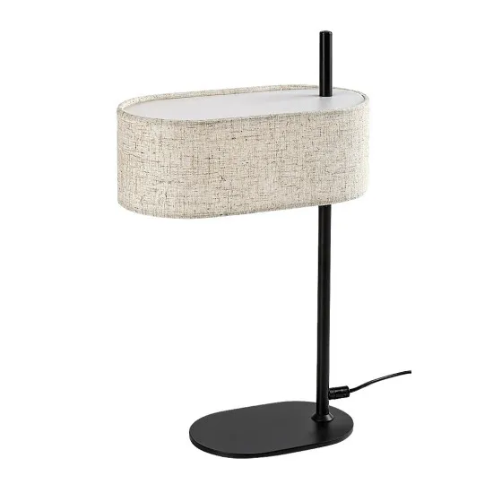 Rábalux Narmin matt fekete asztali lámpa (RAB-74241) E14 1 izzós IP20