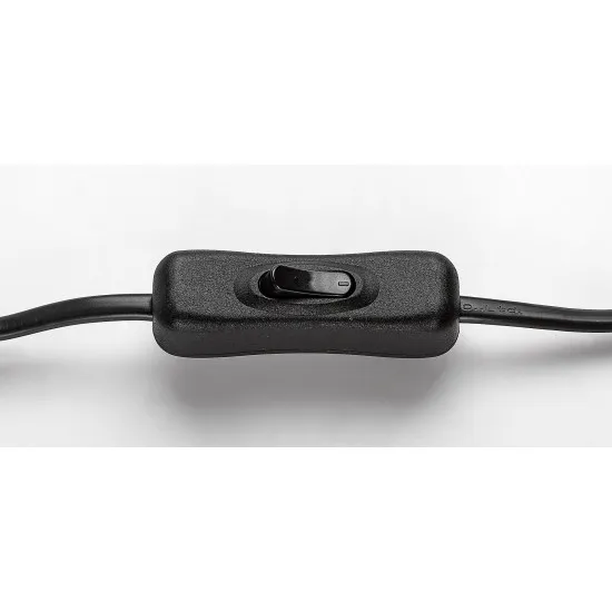 Rábalux Narmin matt fekete asztali lámpa (RAB-74241) E14 1 izzós IP20