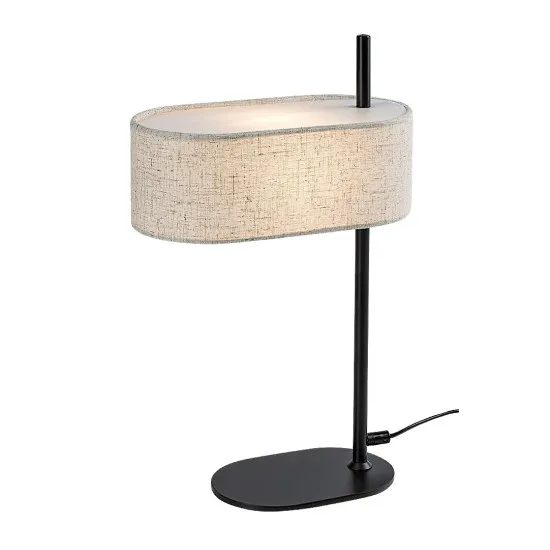 Rábalux Narmin matt fekete asztali lámpa (RAB-74241) E14 1 izzós IP20