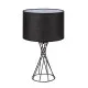 Rábalux Nivra fekete asztali lámpa (RAB-74082) E27 1 izzós IP20