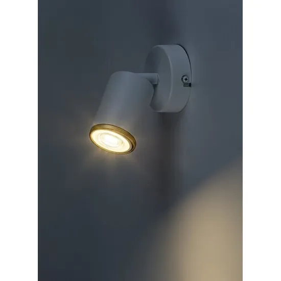 Rábalux Nolie fehér fali spotlámpa (RAB-73104) GU10 1 izzós IP20
