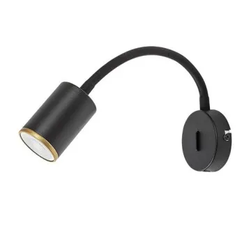 Rábalux Nolie fekete fali spotlámpa (RAB-73111) GU10 1 izzós IP20