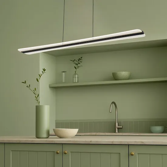 Rábalux Norael fekete LED függesztett lámpa (RAB-72026) LED 1 izzós IP20