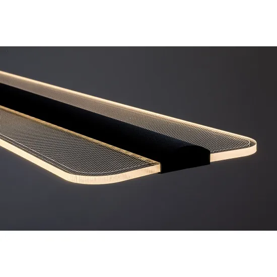 Rábalux Norael fekete LED függesztett lámpa (RAB-72026) LED 1 izzós IP20