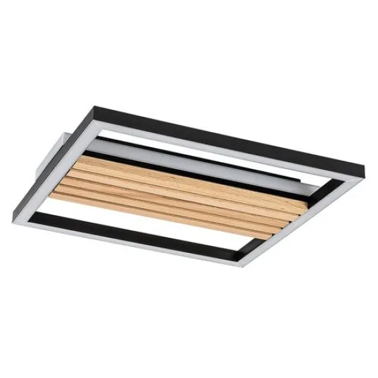 Rábalux Noxelle fekete-barna LED mennyezeti lámpa (RAB-71457) LED 1 izzós IP20