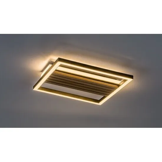 Rábalux Noxelle fekete-barna LED mennyezeti lámpa (RAB-71457) LED 1 izzós IP20