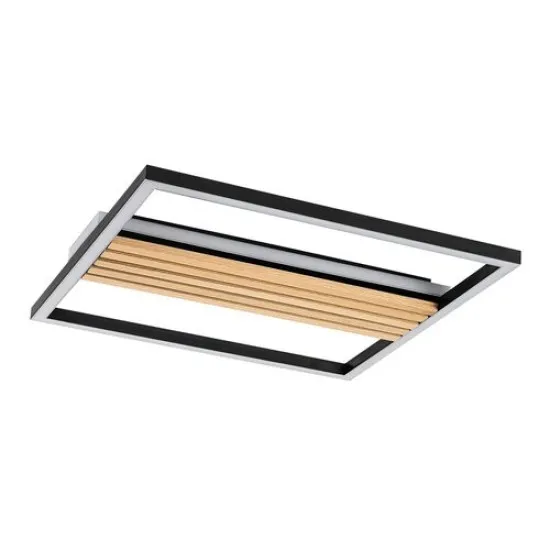 Rábalux Noxelle fekete-barna LED mennyezeti lámpa (RAB-71458) LED 1 izzós IP20