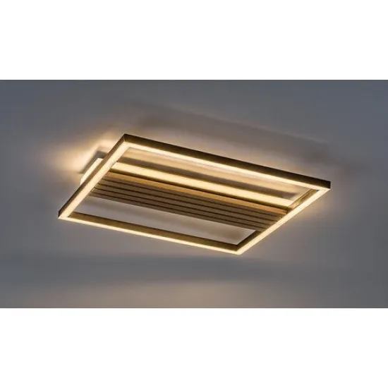 Rábalux Noxelle fekete-barna LED mennyezeti lámpa (RAB-71458) LED 1 izzós IP20