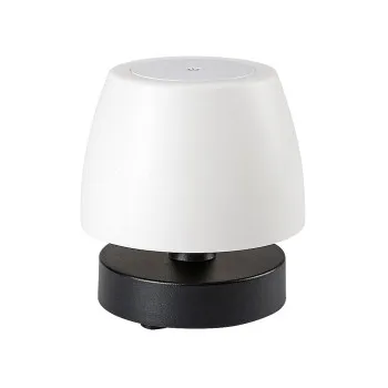 Rábalux Odera fekete hordozható LED asztali lámpa (RAB-7040) LED 1 izzós IP44