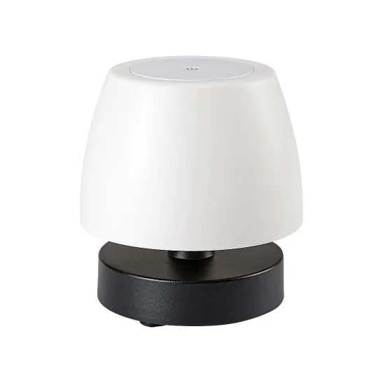 Rábalux Odera fekete hordozható LED asztali lámpa (RAB-7040) LED 1 izzós IP44