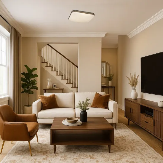 Rábalux Oscar 2 barna LED mennyezeti lámpa (RAB-71174) LED 1 izzós IP20