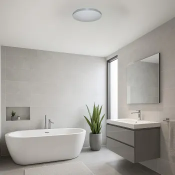 Rábalux Oscar 2 ezüst LED mennyezeti lámpa (RAB-71179) LED 1 izzós IP20