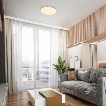 Rábalux Oswald 2 ezüst LED mennyezeti lámpa (RAB-71053) LED 1 izzós IP20