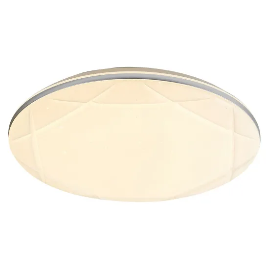 Rábalux Oswald 2 ezüst LED mennyezeti lámpa (RAB-71053) LED 1 izzós IP20