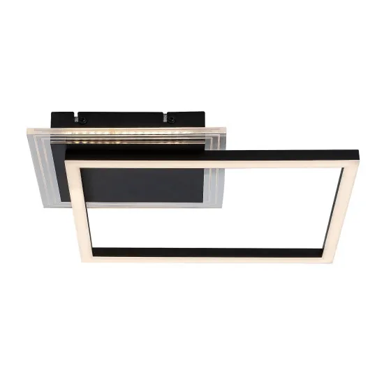 Rábalux Ottavia fekete LED mennyezeti lámpa (RAB-71370) LED 1 izzós IP20