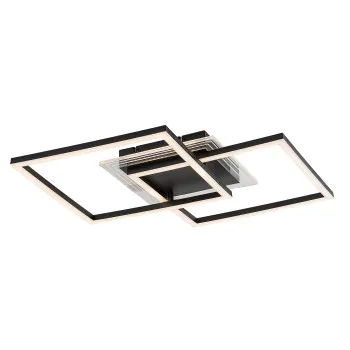 Rábalux Ottavia fekete LED mennyezeti lámpa (RAB-71372) LED 1 izzós IP20