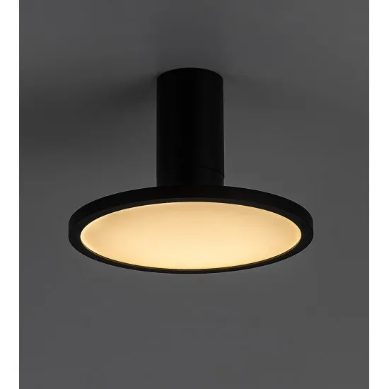 Rábalux Ovidia fekete LED mennyezeti lámpa (RAB-71323) LED 1 izzós IP20