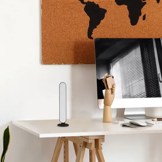 Rábalux Parker fekete LED asztali lámpa (RAB-76016) LED 1 izzós IP20