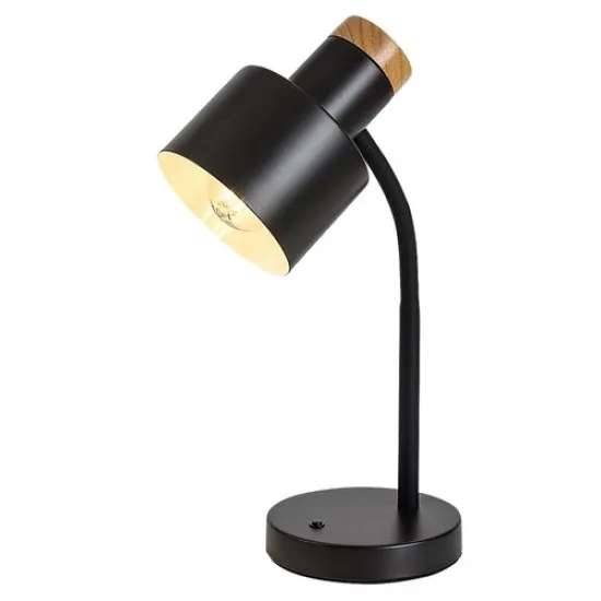 Rábalux Pastro fekete asztali lámpa (RAB-74096) E27 1 izzós IP20
