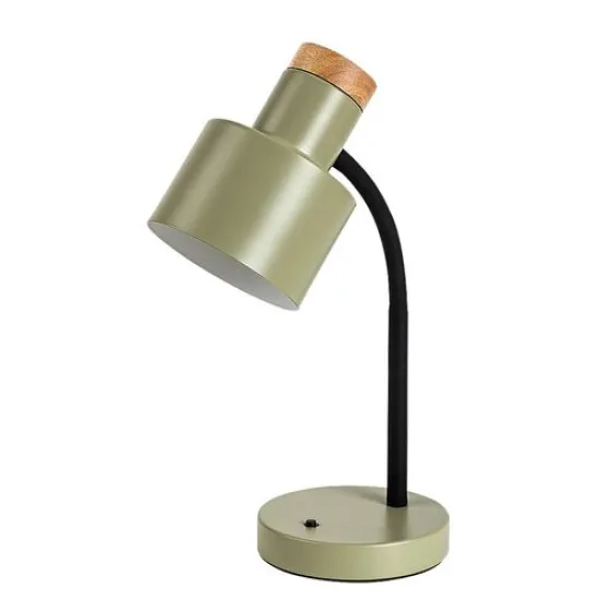 Rábalux Pastro fekete-khaki asztali lámpa (RAB-74099) E27 1 izzós IP20