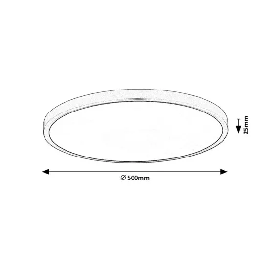 Rábalux Paulos fehér LED mennyezeti lámpa (RAB-71075) LED 1 izzós IP20