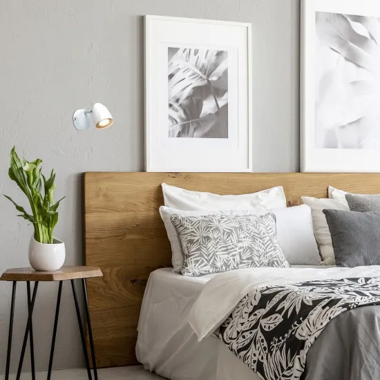 Rábalux Perico fehér fali spotlámpa (RAB-73016) GU10 1 izzós IP20