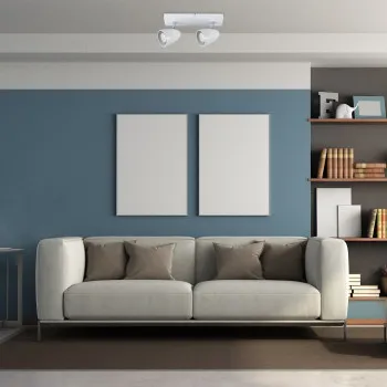 Rábalux Perico fehér mennyezeti spotlámpa (RAB-73018) GU10 2 izzós IP20