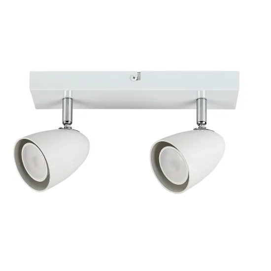 Rábalux Perico fehér mennyezeti spotlámpa (RAB-73018) GU10 2 izzós IP20