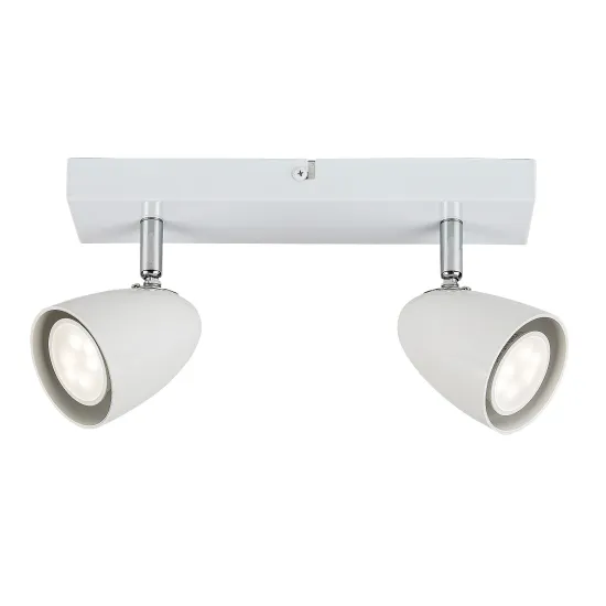 Rábalux Perico fehér mennyezeti spotlámpa (RAB-73018) GU10 2 izzós IP20