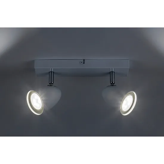 Rábalux Perico fehér mennyezeti spotlámpa (RAB-73018) GU10 2 izzós IP20