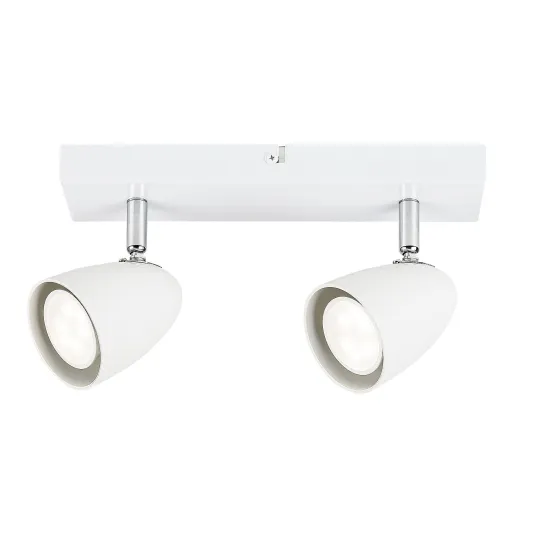 Rábalux Perico fehér mennyezeti spotlámpa (RAB-73018) GU10 2 izzós IP20