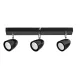Rábalux Perico fekete mennyezeti spotlámpa (RAB-73019) GU10 3 izzós IP20