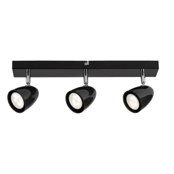 Rábalux Perico fekete mennyezeti spotlámpa (RAB-73019) GU10 3 izzós IP20