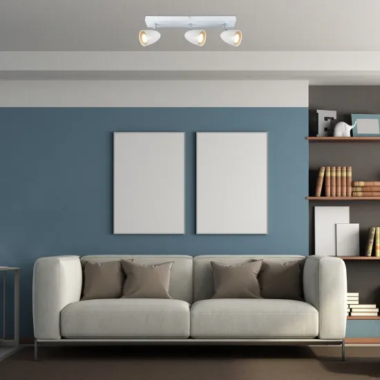 Rábalux Perico fehér mennyezeti spotlámpa (RAB-73020) GU10 3 izzós IP20