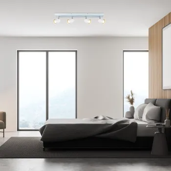 Rábalux Perico fehér mennyezeti spotlámpa (RAB-73022) GU10 4 izzós IP20