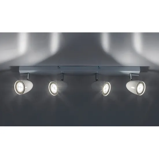 Rábalux Perico fehér mennyezeti spotlámpa (RAB-73022) GU10 4 izzós IP20