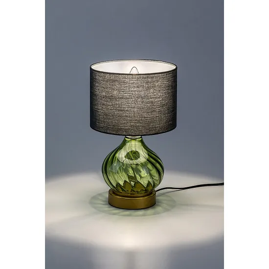 Rábalux Pirelo zöld asztali lámpa (RAB-74033) E14 1 izzós IP20