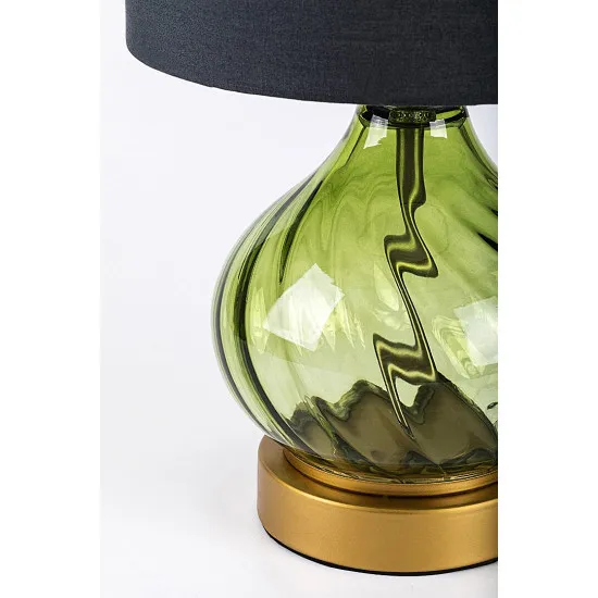 Rábalux Pirelo zöld asztali lámpa (RAB-74033) E14 1 izzós IP20