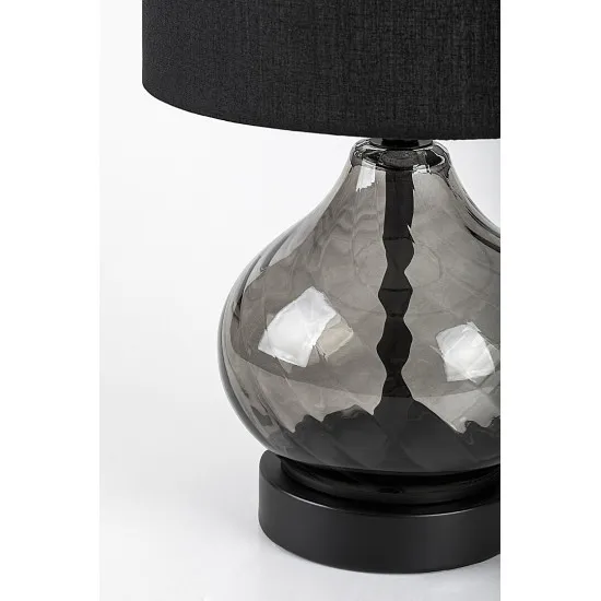 Rábalux Pirelo füstszínű asztali lámpa (RAB-74034) E14 1 izzós IP20