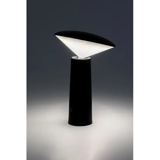 Rábalux Polperro fekete kültéri hordozható LED asztali lámpa (RAB-77147) LED 1 izzós IP20