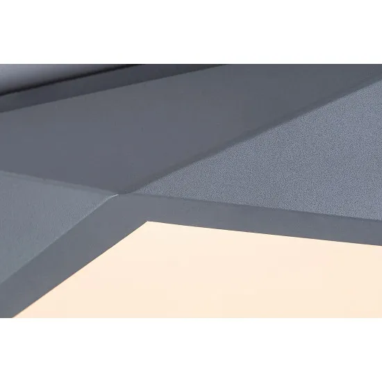 Rábalux Raffa szürke LED mennyezeti lámpa (RAB-71251) LED 1 izzós IP20