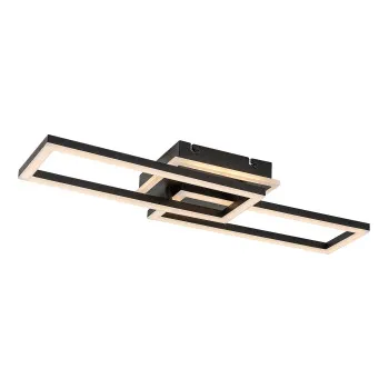 Rábalux Ramin fekete LED mennyezeti lámpa (RAB-71393) LED 1 izzós IP20